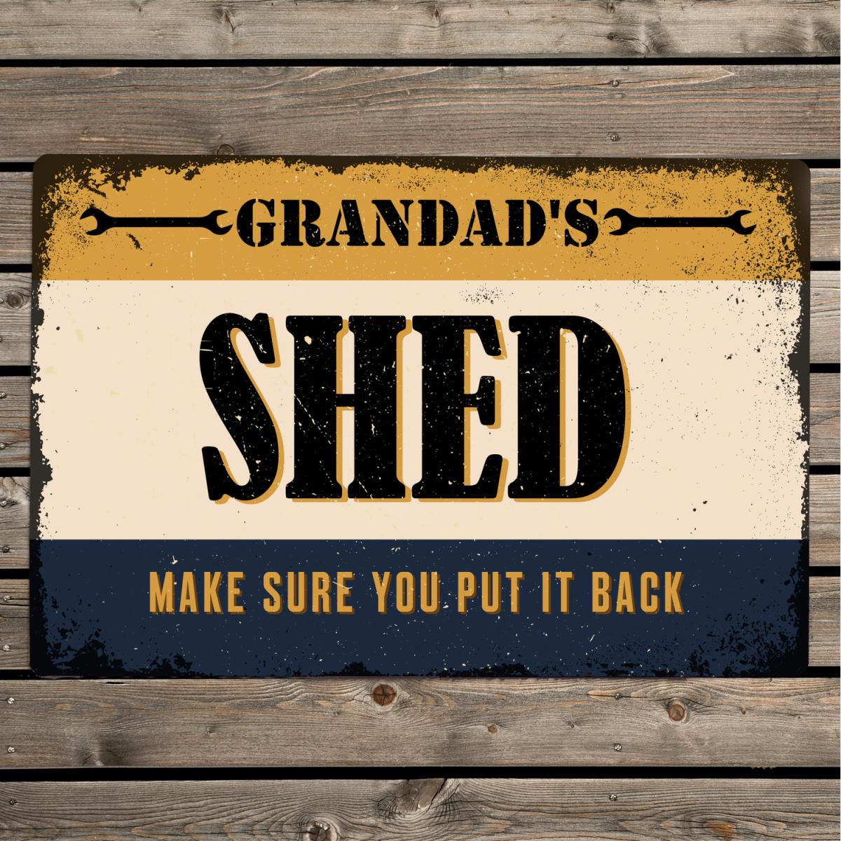 Personalised Garage Metal Sign - Beige – image 2