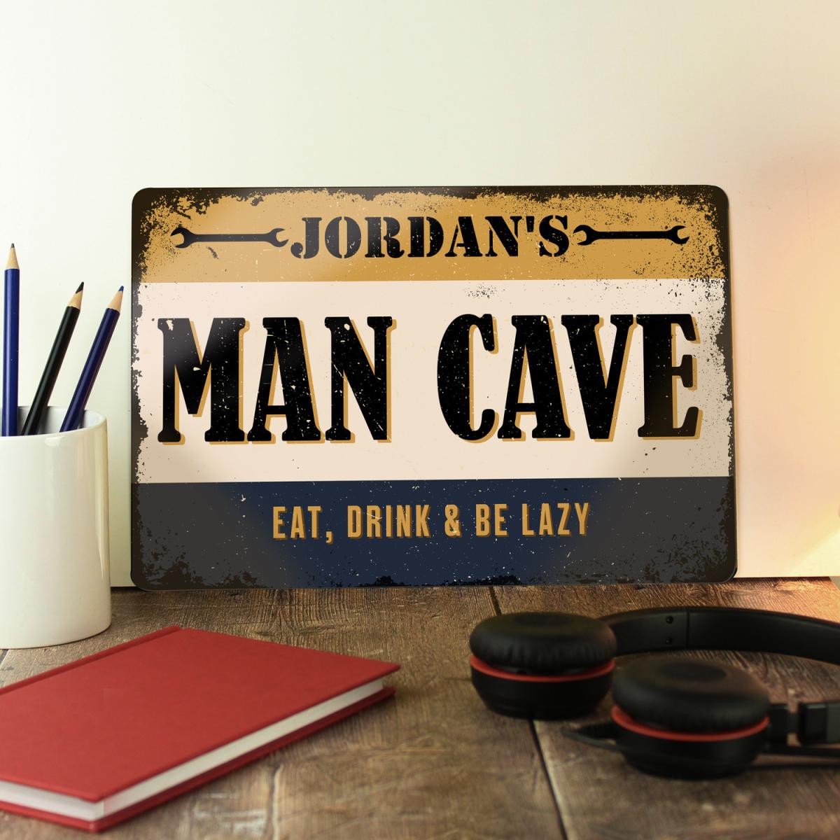 Personalised Garage Metal Sign - Beige – image 3