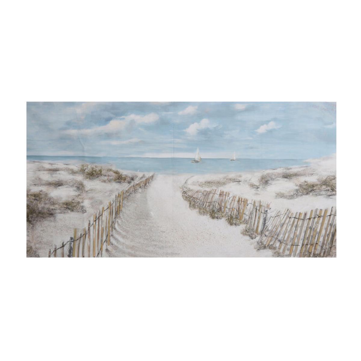Coastal View Hand Painted Canvas – image 1