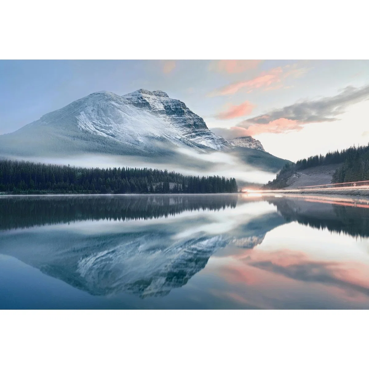 On Reflection Mountain Wall Art – image 2