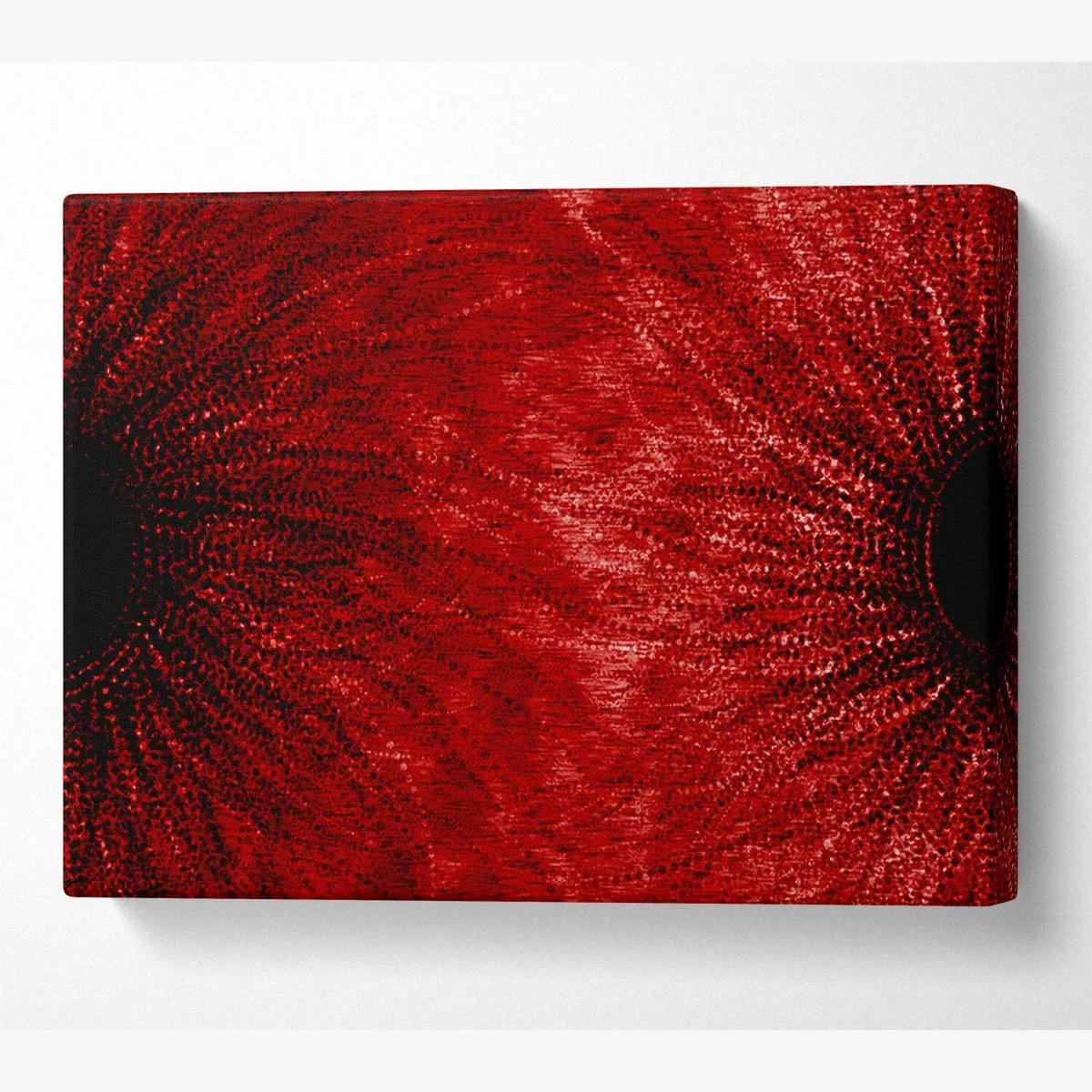 Duo Red Canvas Print Wall Art - Yellow / 66.04cm – image 1