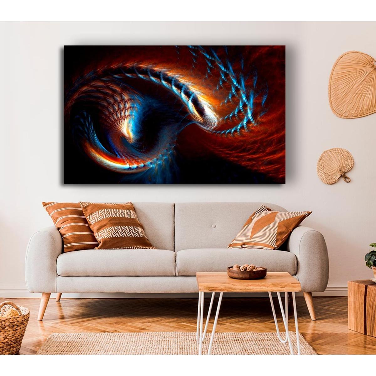 The Core Of A Shell Canvas Print Wall Art - Yellow / 50.8cm – image 4