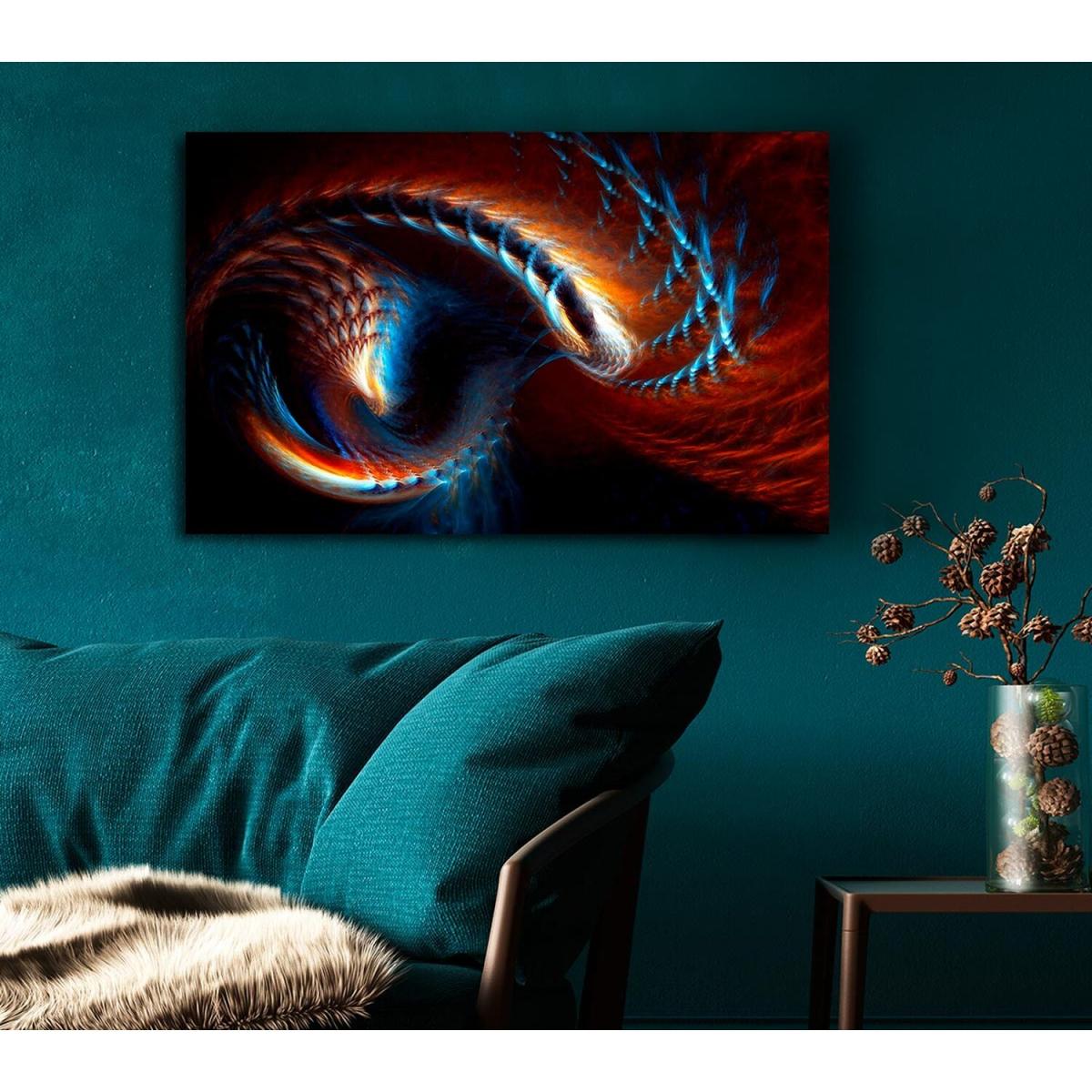 The Core Of A Shell Canvas Print Wall Art - Yellow / 50.8cm – image 5