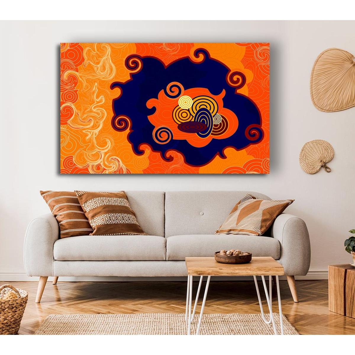 Hindu Ocean Canvas Print Wall Art - Yellow / 101.6cm – image 4