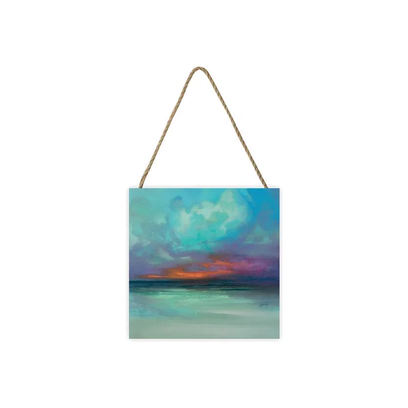 Scott Naismith (Hebridean Tranquility) Wooden Block - White