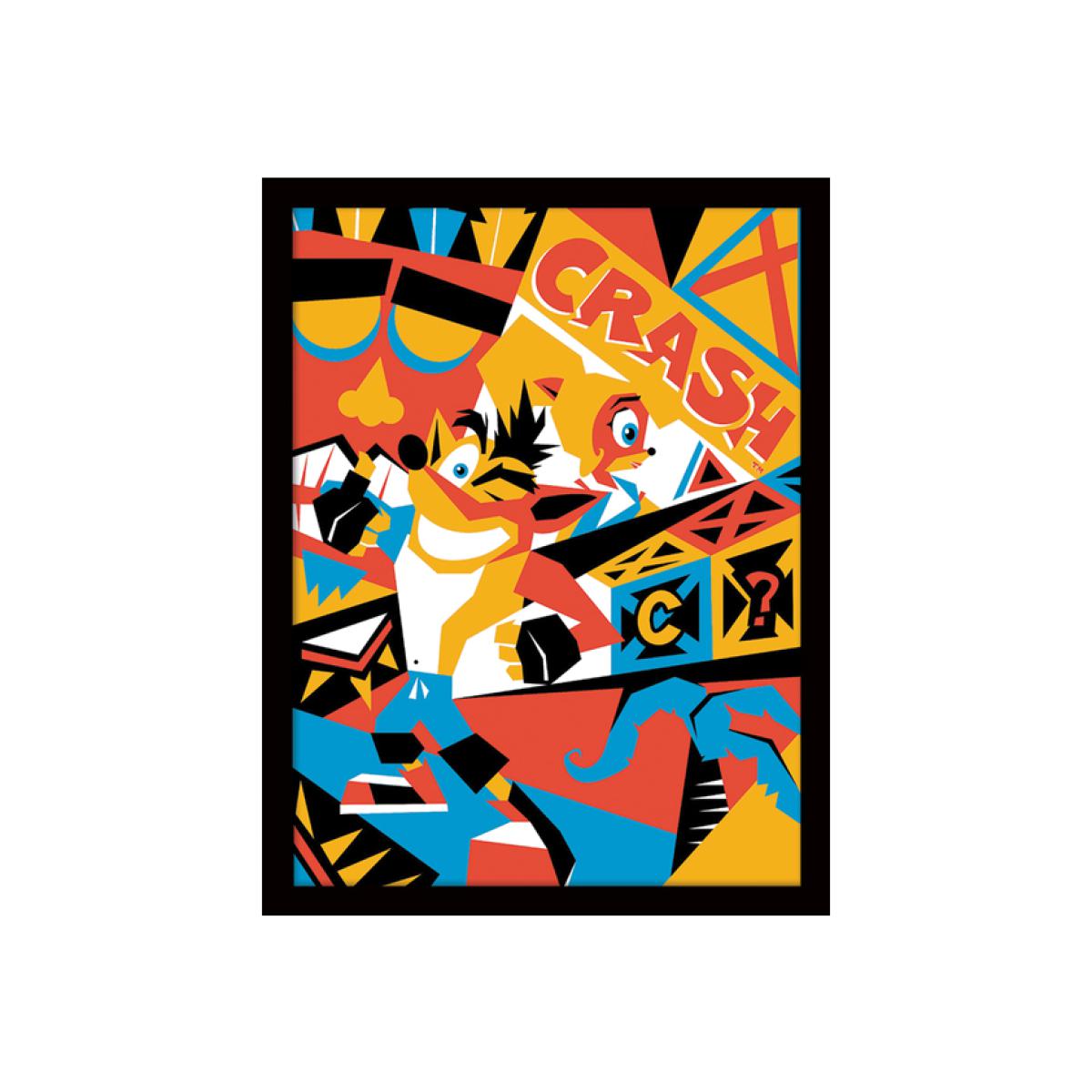 Crash Bandicoot (Posterized) Framed Print – image 1