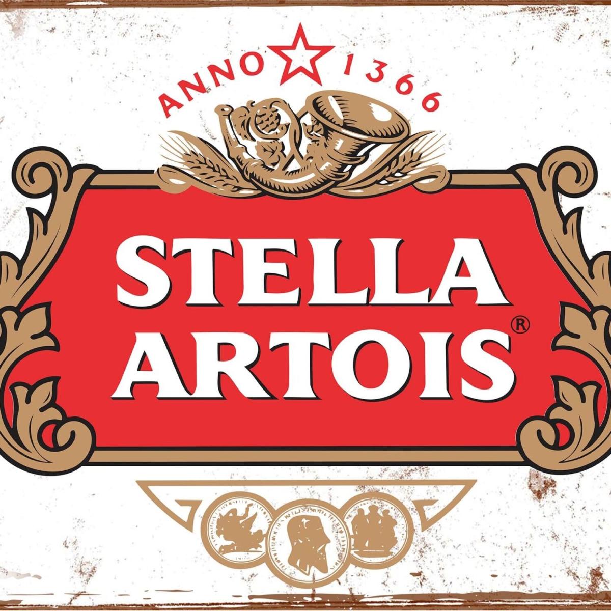 Small Metal Sign Stella Artois - Red – image 2