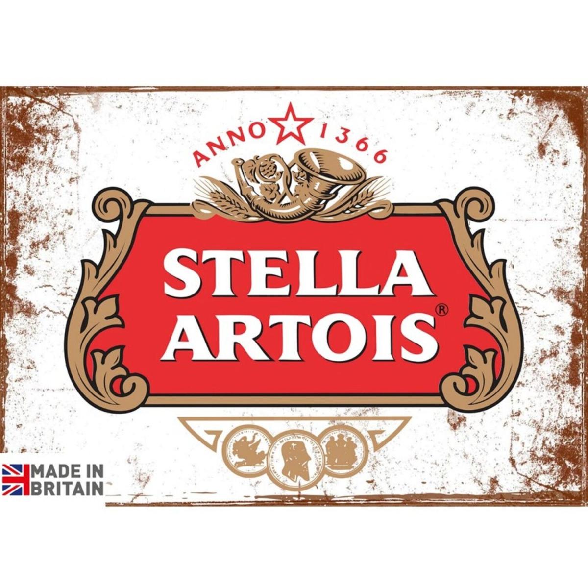 Small Metal Sign Stella Artois - Red – image 3