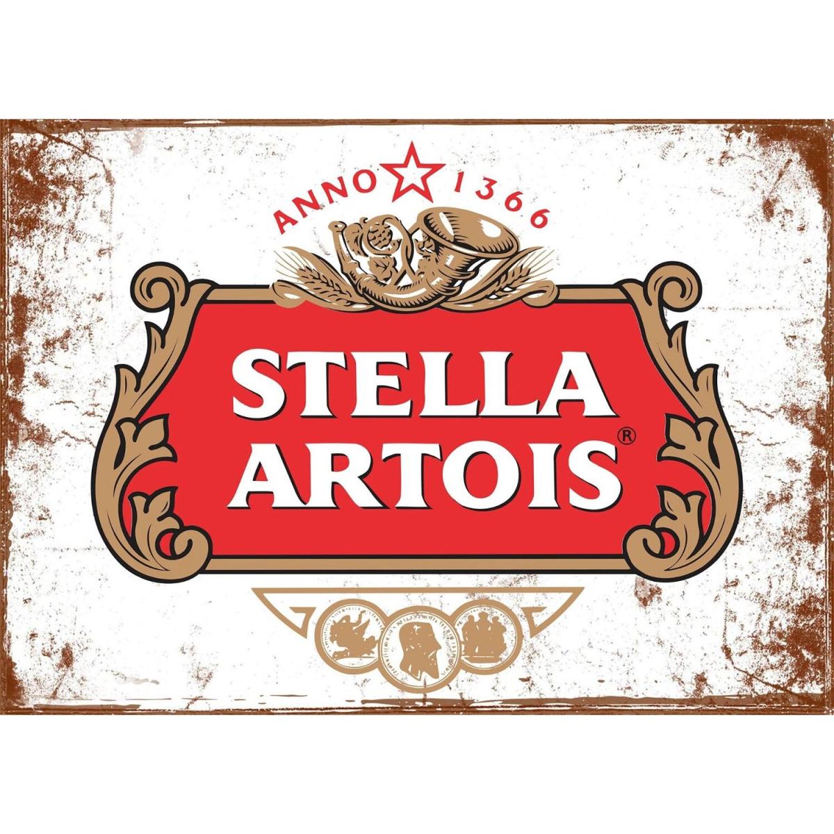 Small Metal Sign Stella Artois - Red – image 5