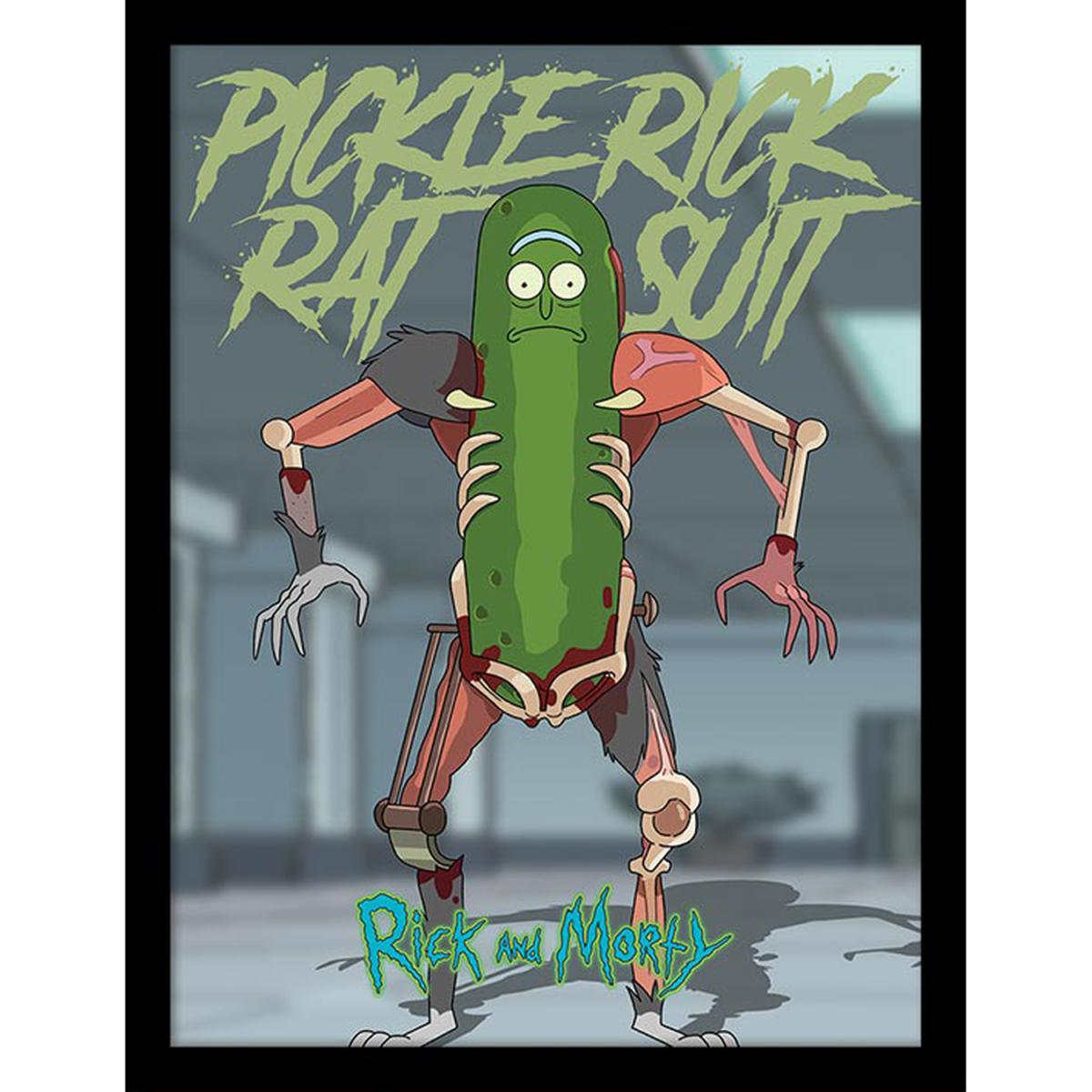 Rick and Morty (Pickle Rick) Framed Print – image 2