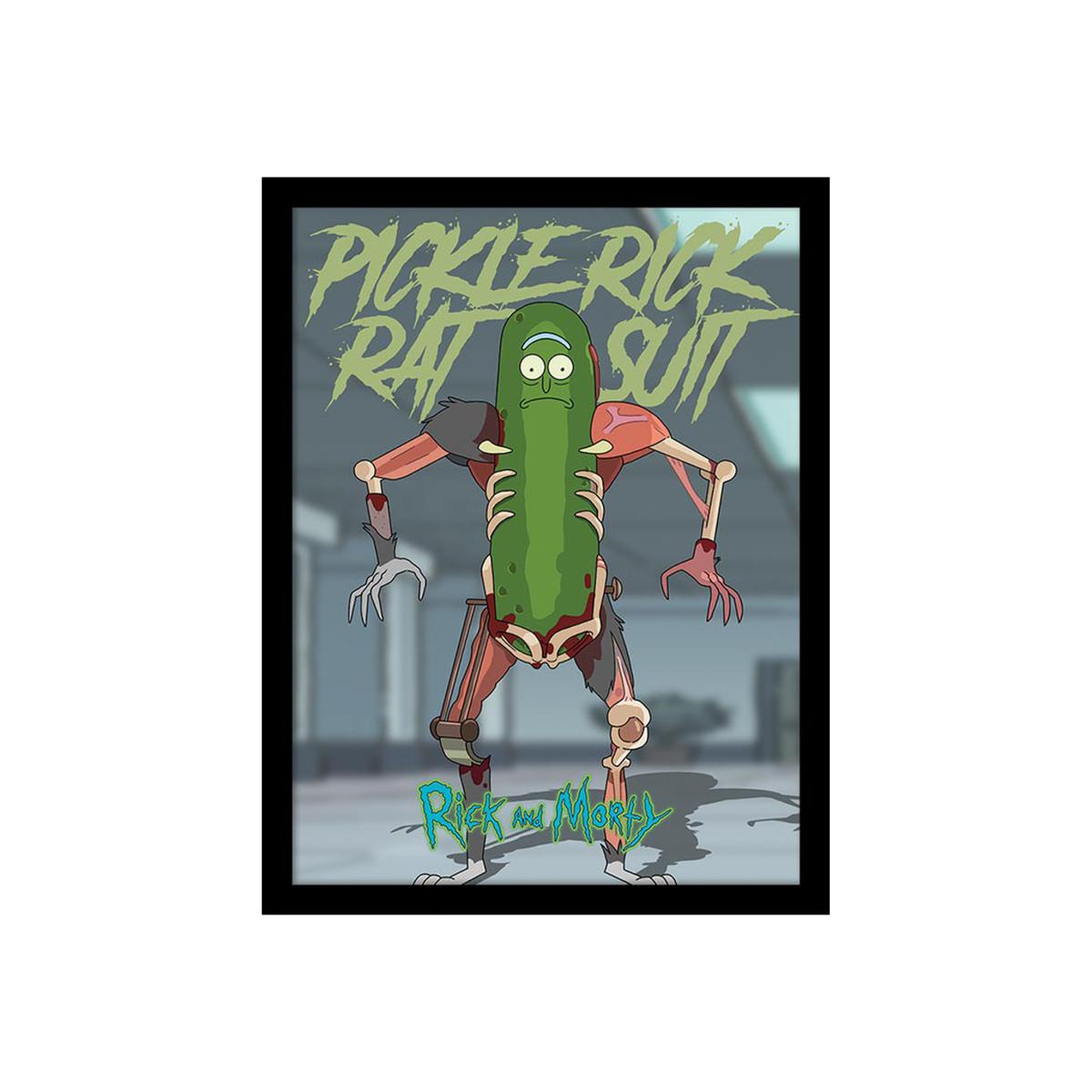 Rick and Morty (Pickle Rick) Framed Print – image 1