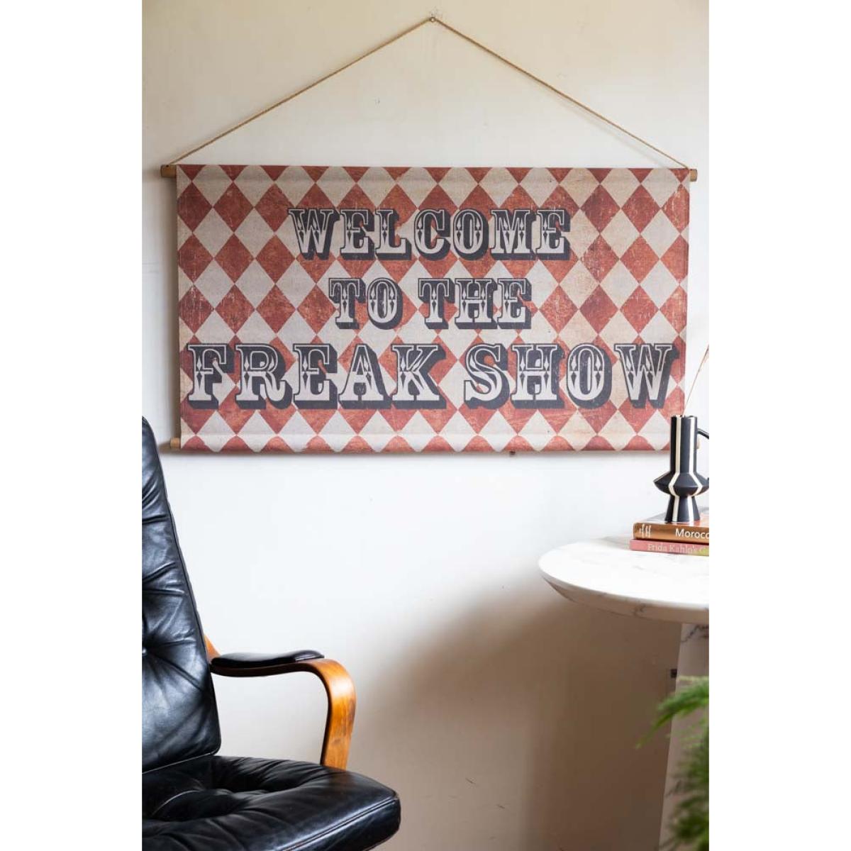 Vintage-Style Freak Show Wall Art – image 3
