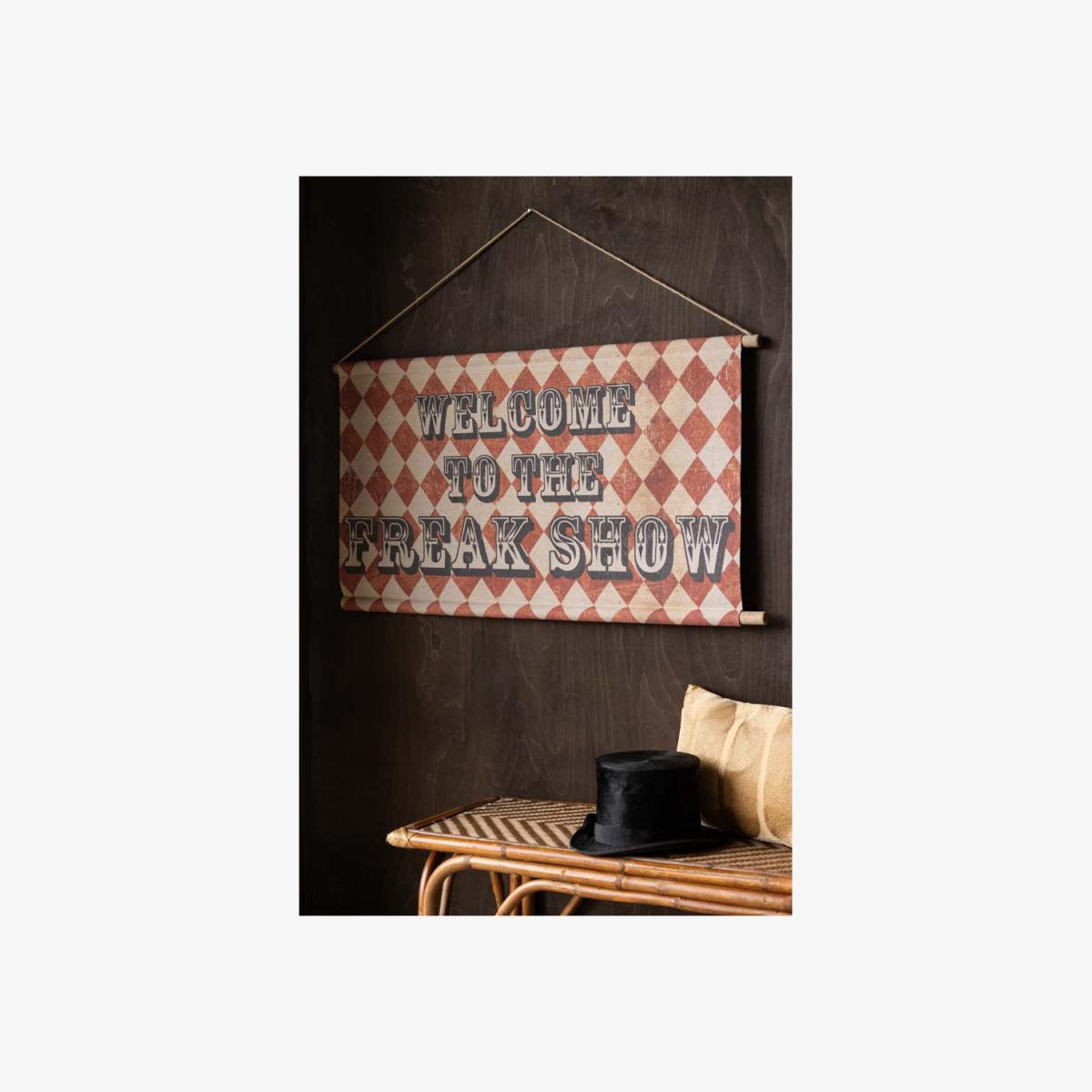 Vintage-Style Freak Show Wall Art – image 1