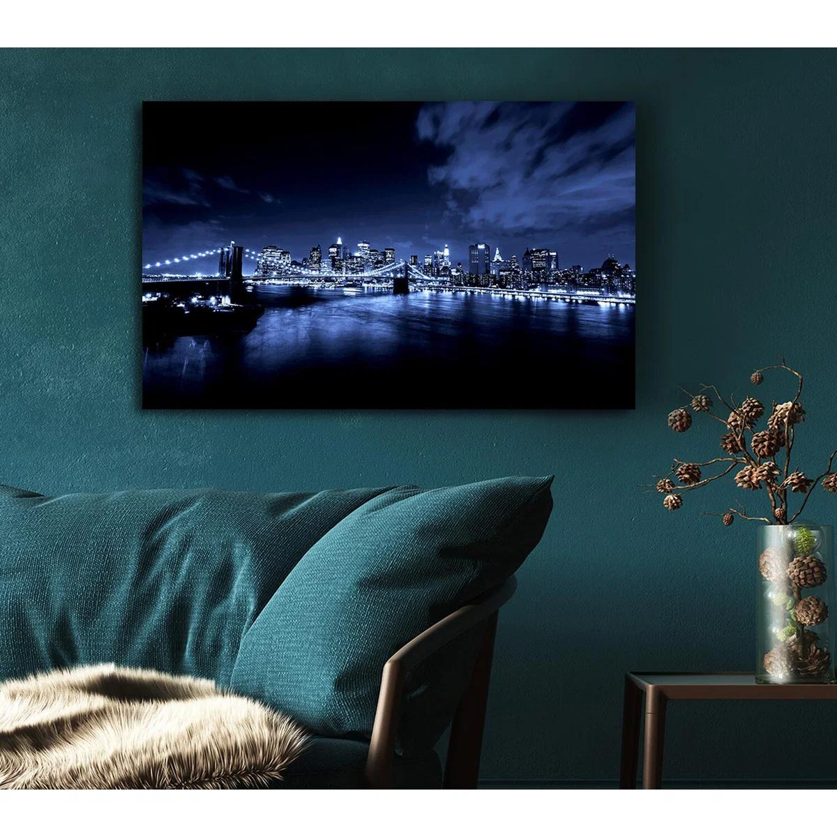 New York City Night Blues Glow - 101.6cm – image 4