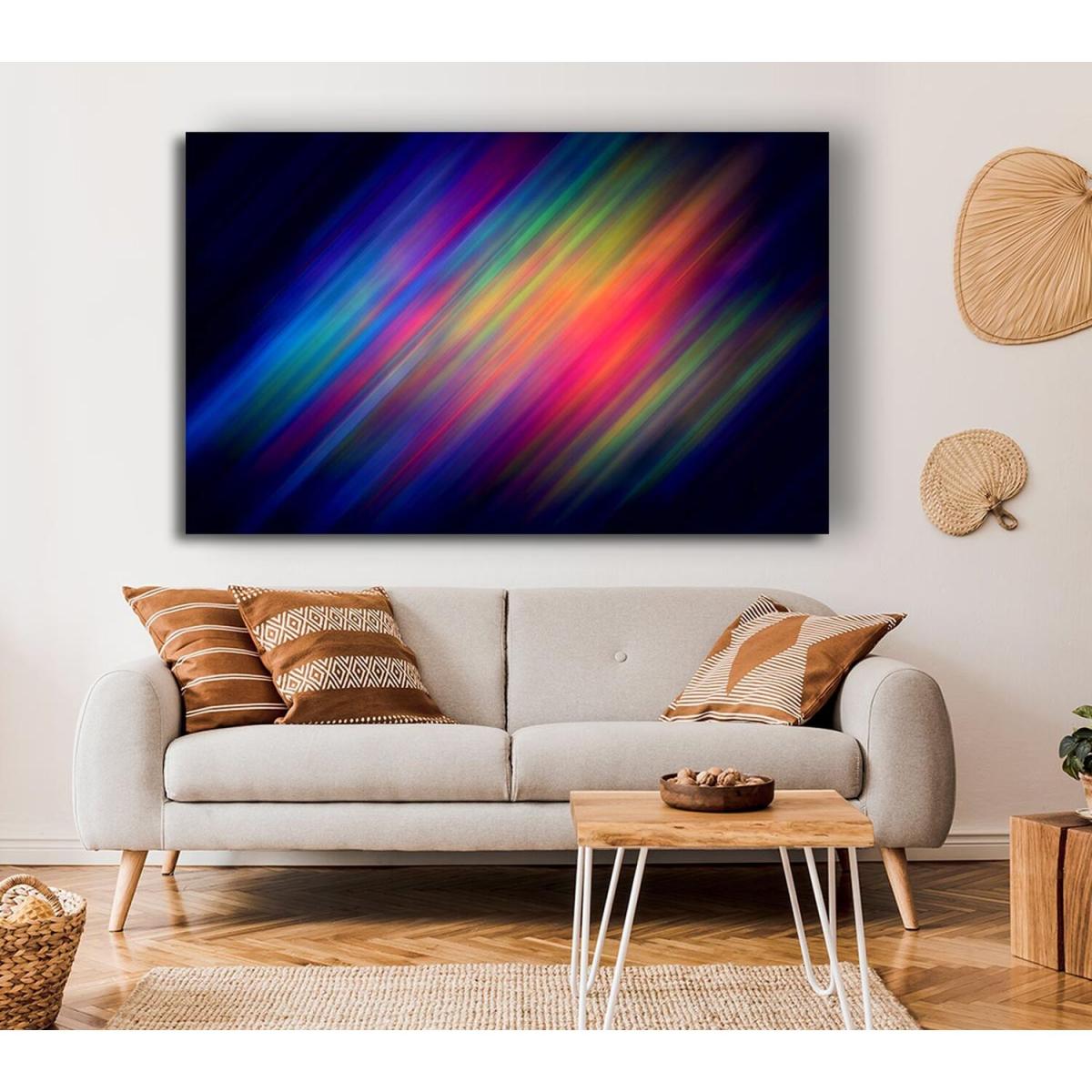 Goniochromism Canvas Print Wall Art - Yellow / 101.6cm – image 4