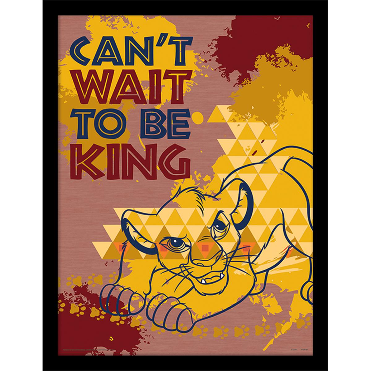 The Lion King (Can't Wait to be King) Framed Print – image 2
