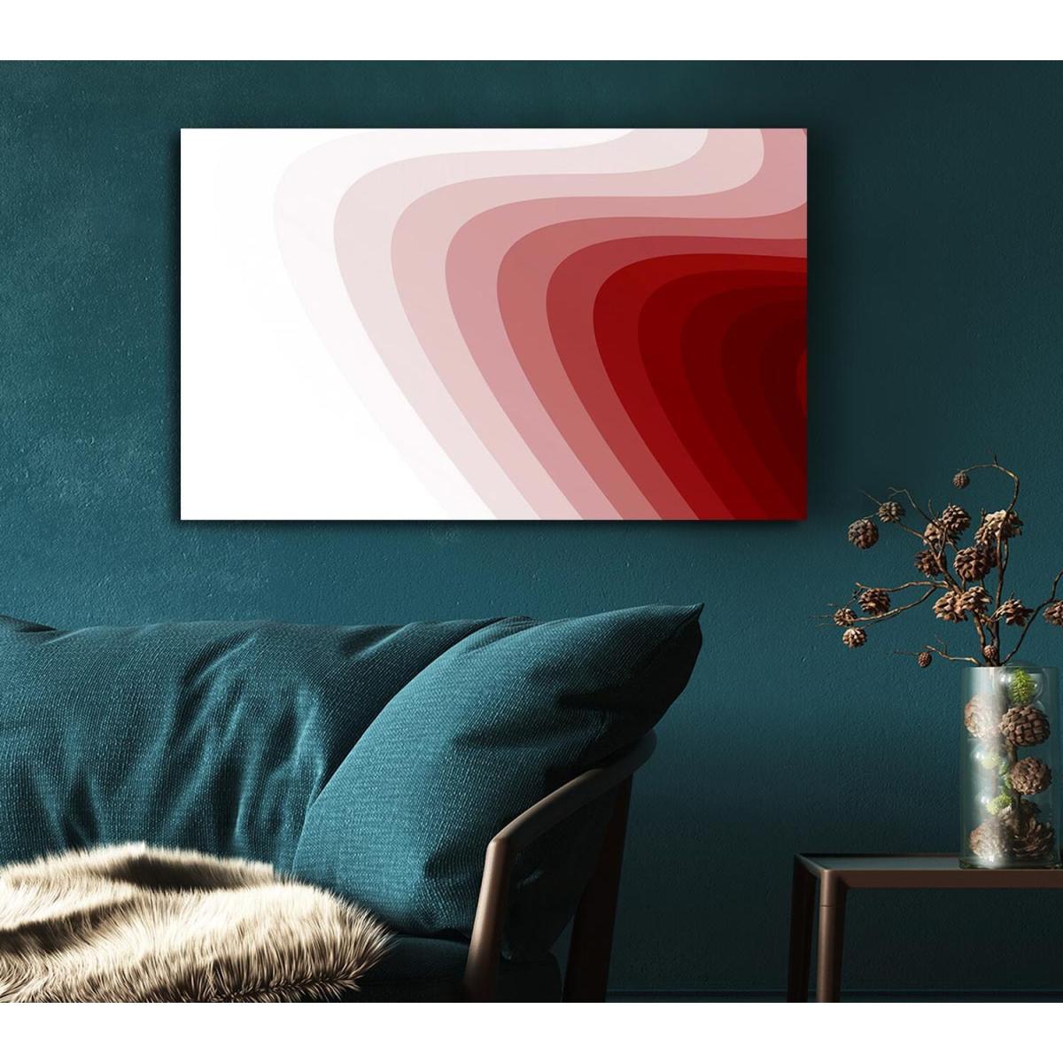 Red Hills Of Time Canvas Print Wall Art - Yellow / 101.6cm – image 4