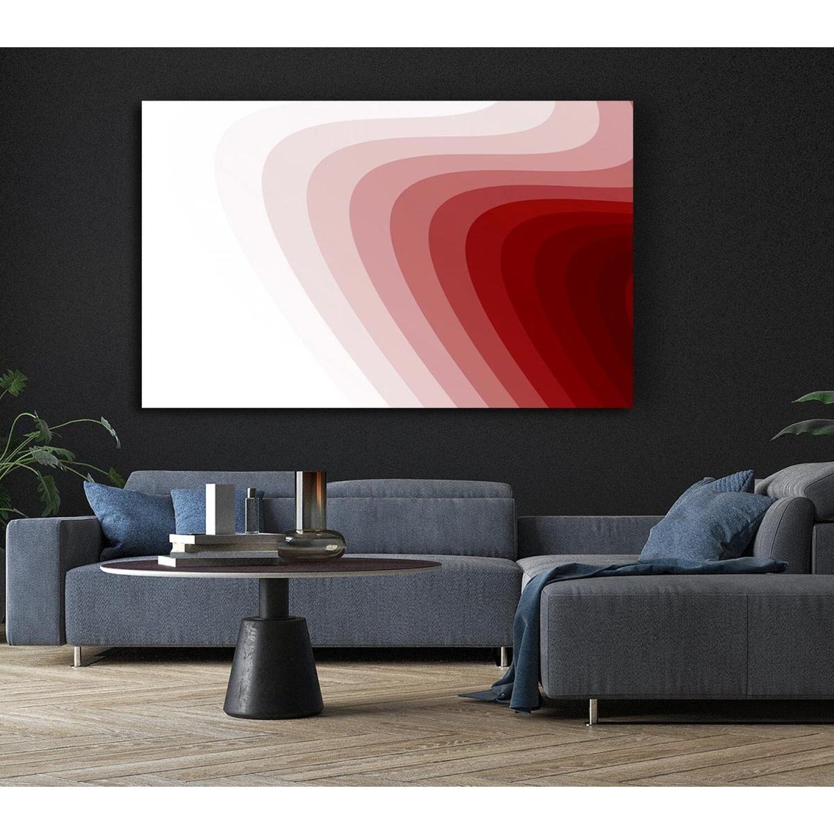 Red Hills Of Time Canvas Print Wall Art - Yellow / 101.6cm – image 5