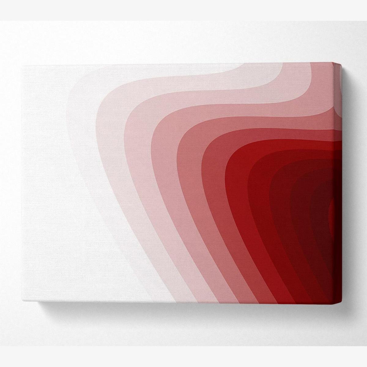 Red Hills Of Time Canvas Print Wall Art - Yellow / 101.6cm – image 1