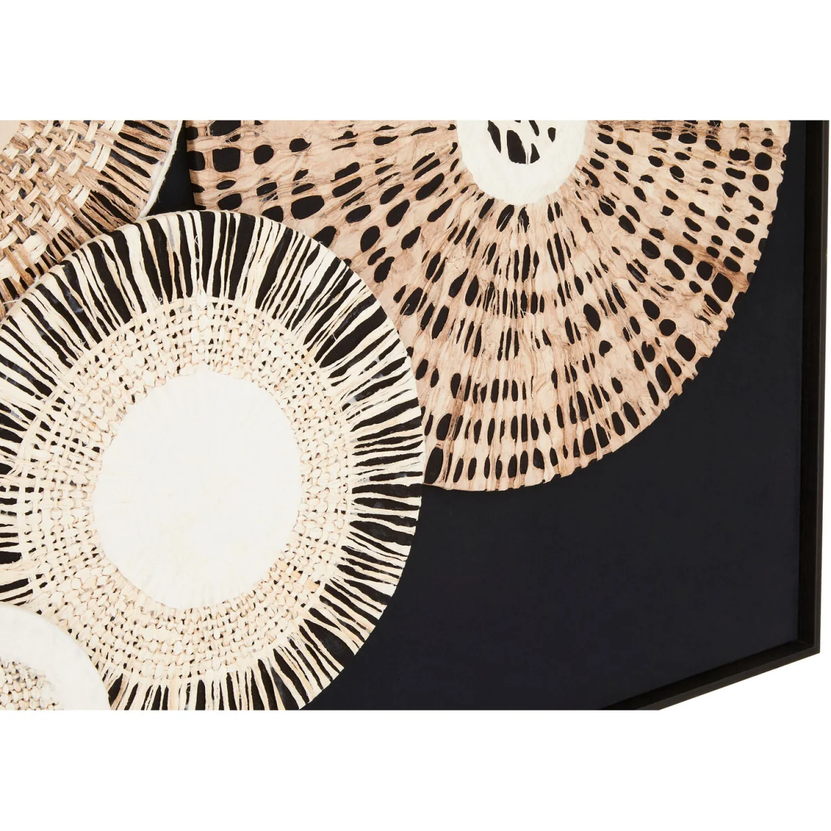 Modello Natural And black Paper Design Wall Art - Multi colour – image 5