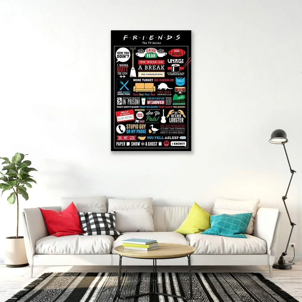 Friends Infographic Poster - Multicoloured – image 2