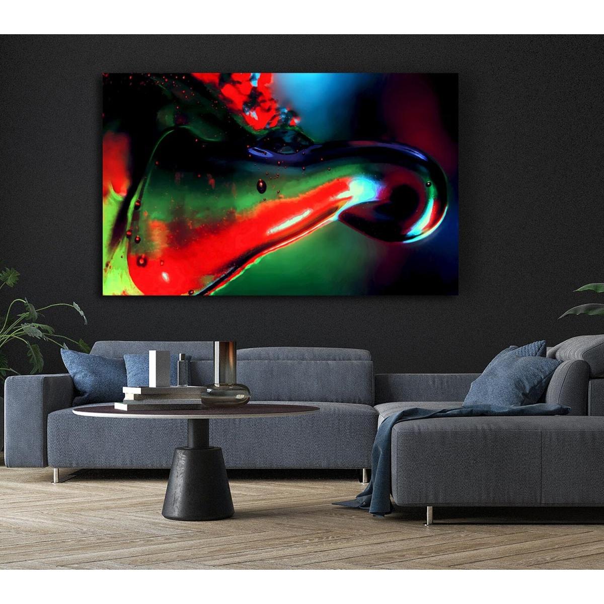 Melting Colours Canvas Print Wall Art - Yellow / 50.8cm – image 6
