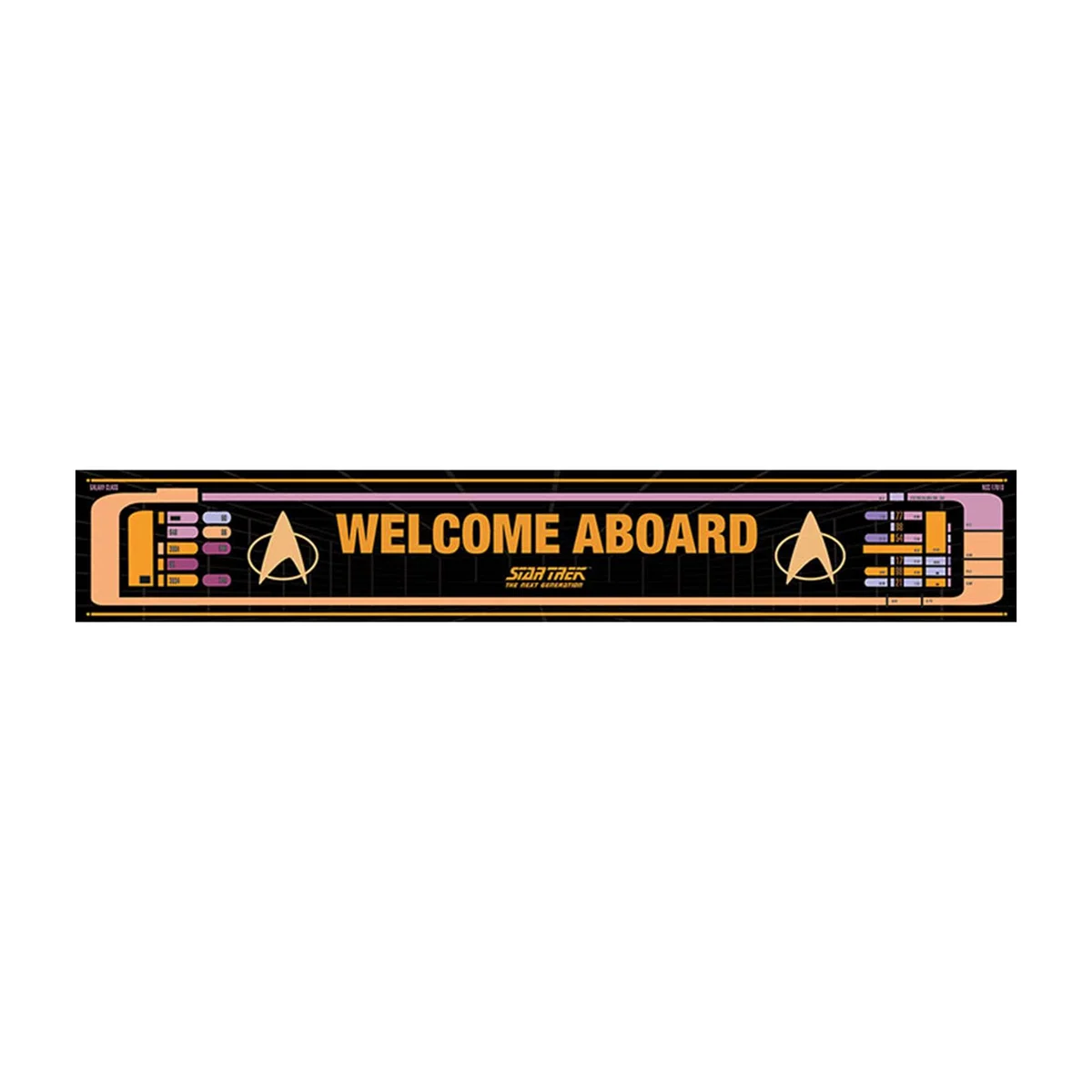 Star Trek (Welcome Aboard) Wooden Sign – image 1