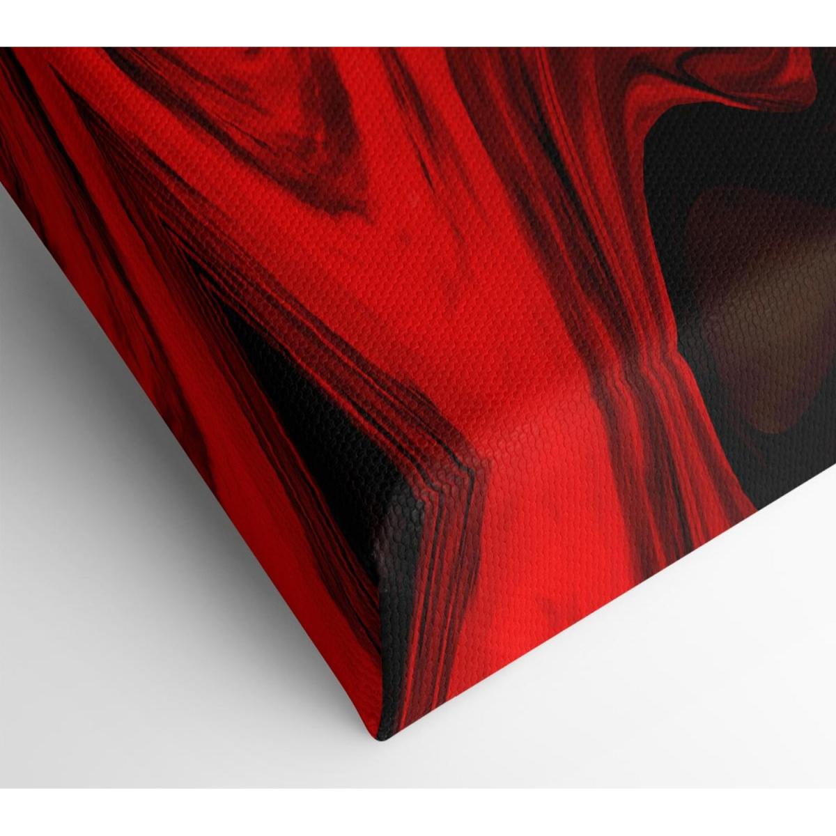 Red Lava River Canvas Print Wall Art - Yellow / 50.8cm – image 2