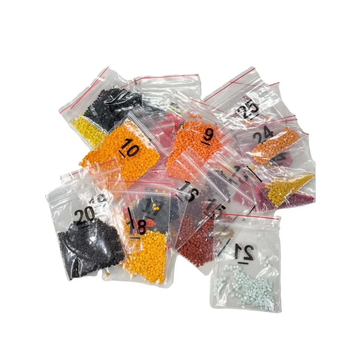 Pack of 21 Christmas Keyrings Diamond Painting Kit – Diamond Art for Adults – image 6