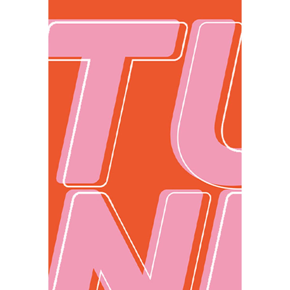 Tune By Native State A2 Typographic Art Print With Black Wooden Frame – image 3