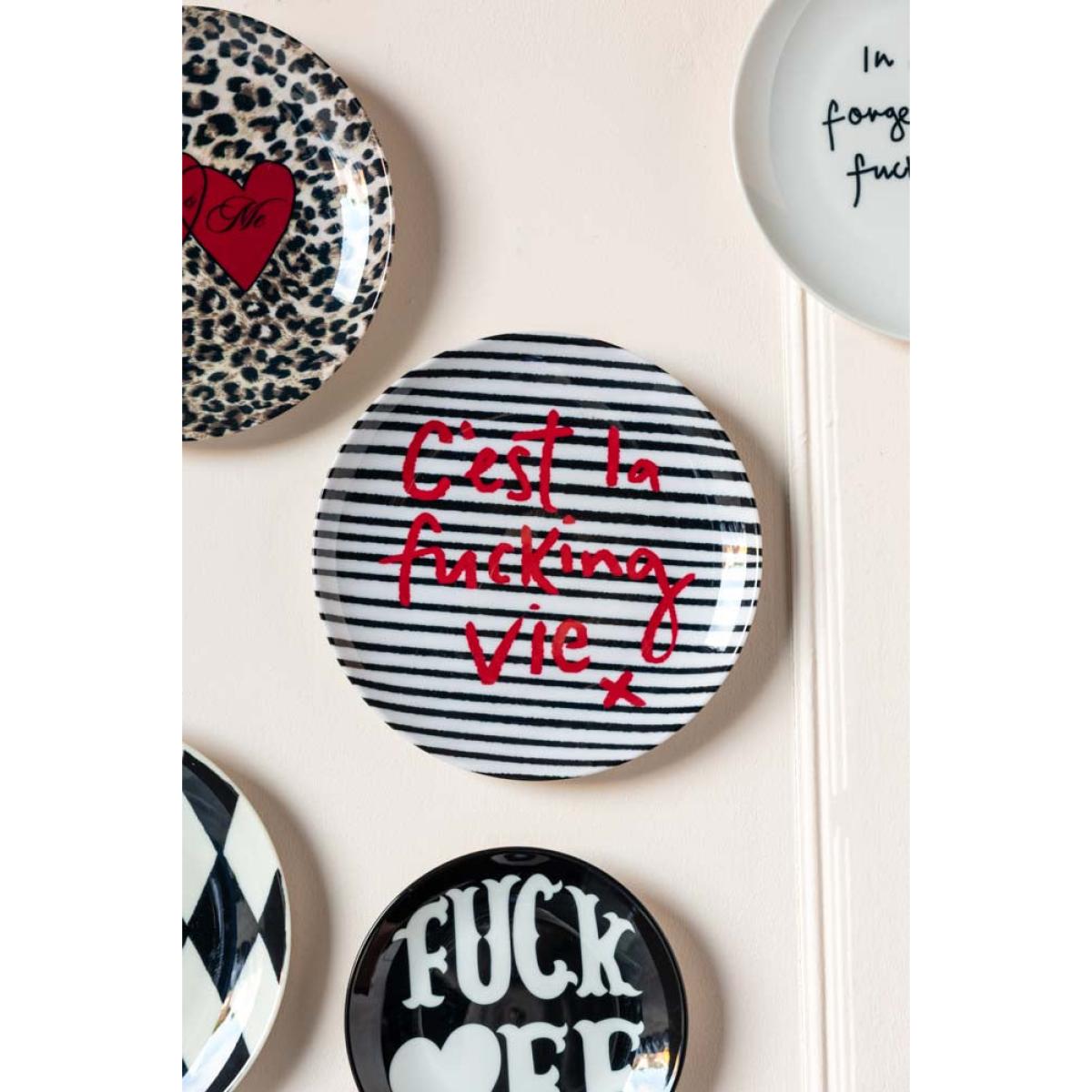 C'est La Fucking Vie Decorative Wall Plate – image 3