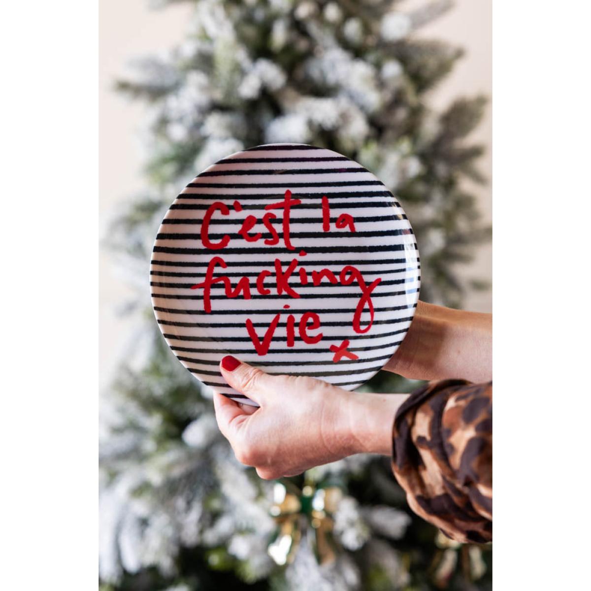 C'est La Fucking Vie Decorative Wall Plate – image 4
