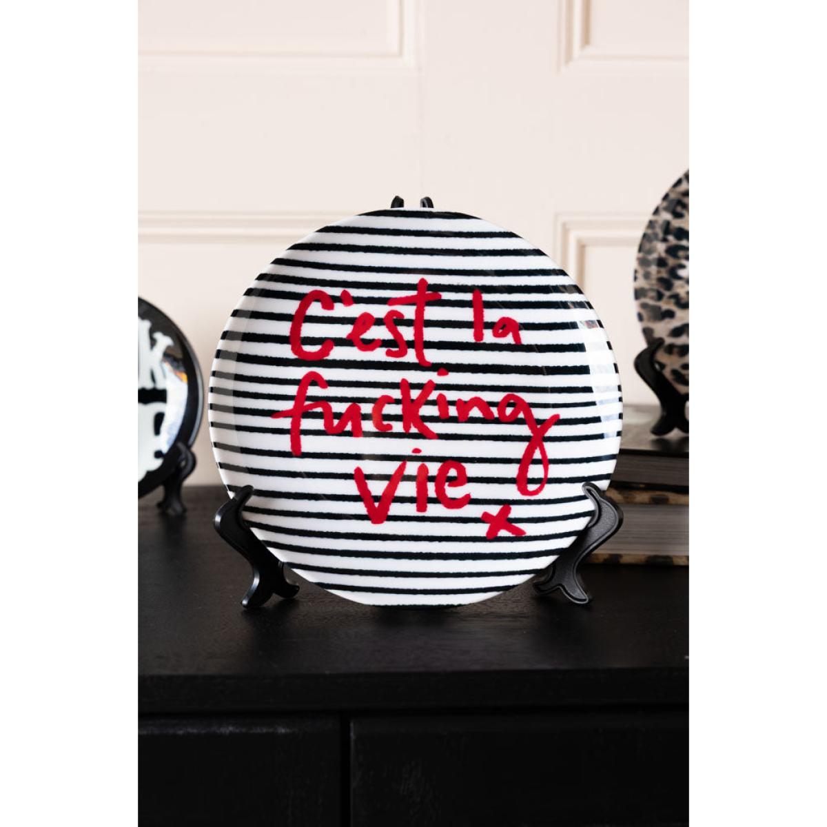 C'est La Fucking Vie Decorative Wall Plate – image 5