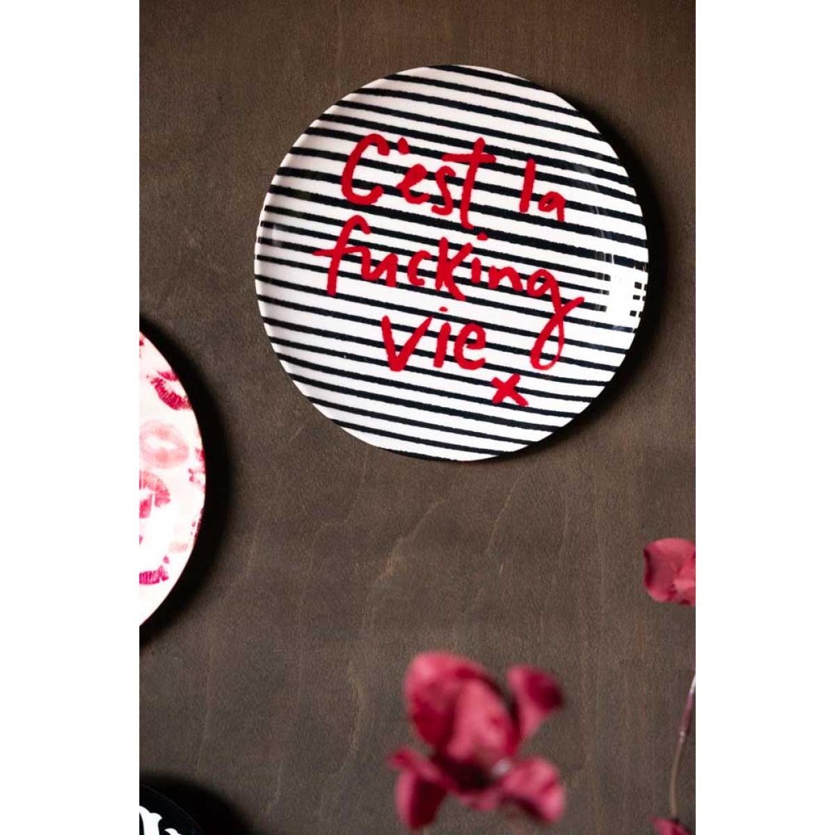 C'est La Fucking Vie Decorative Wall Plate – image 7