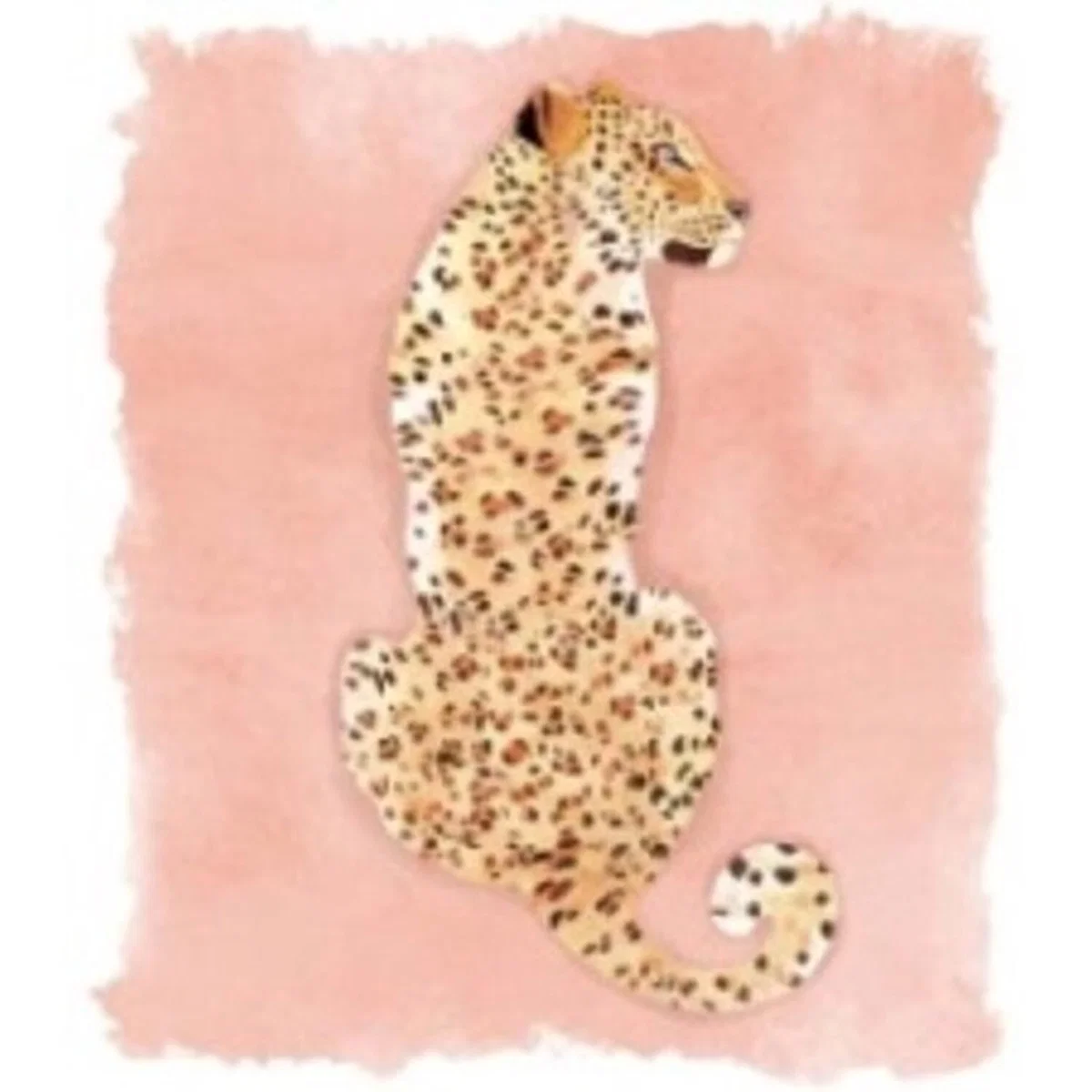 Colourful Foiled Cheetah Canvas – image 3