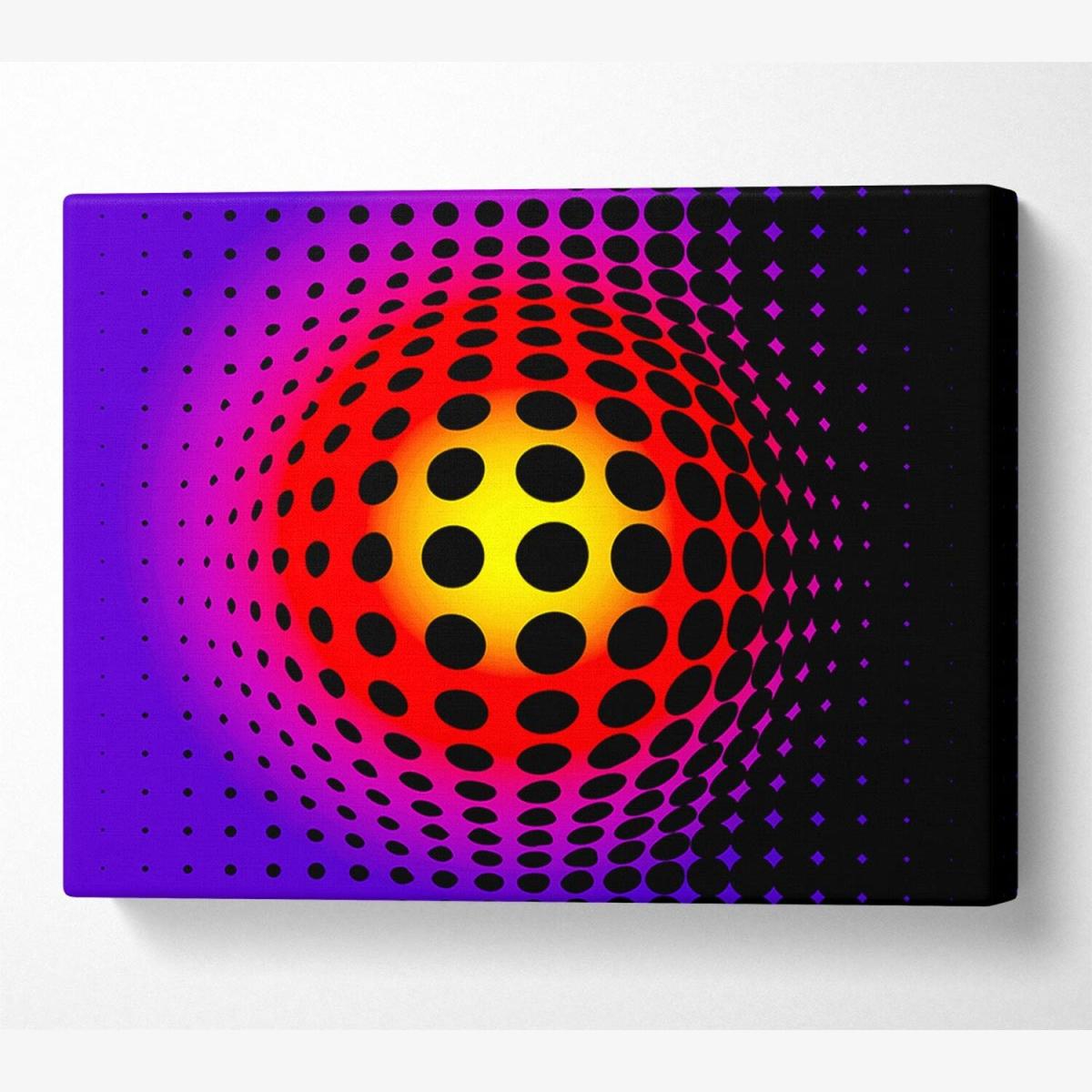 Pushing Through Canvas Print Wall Art - Yellow / 66.04cm – image 1