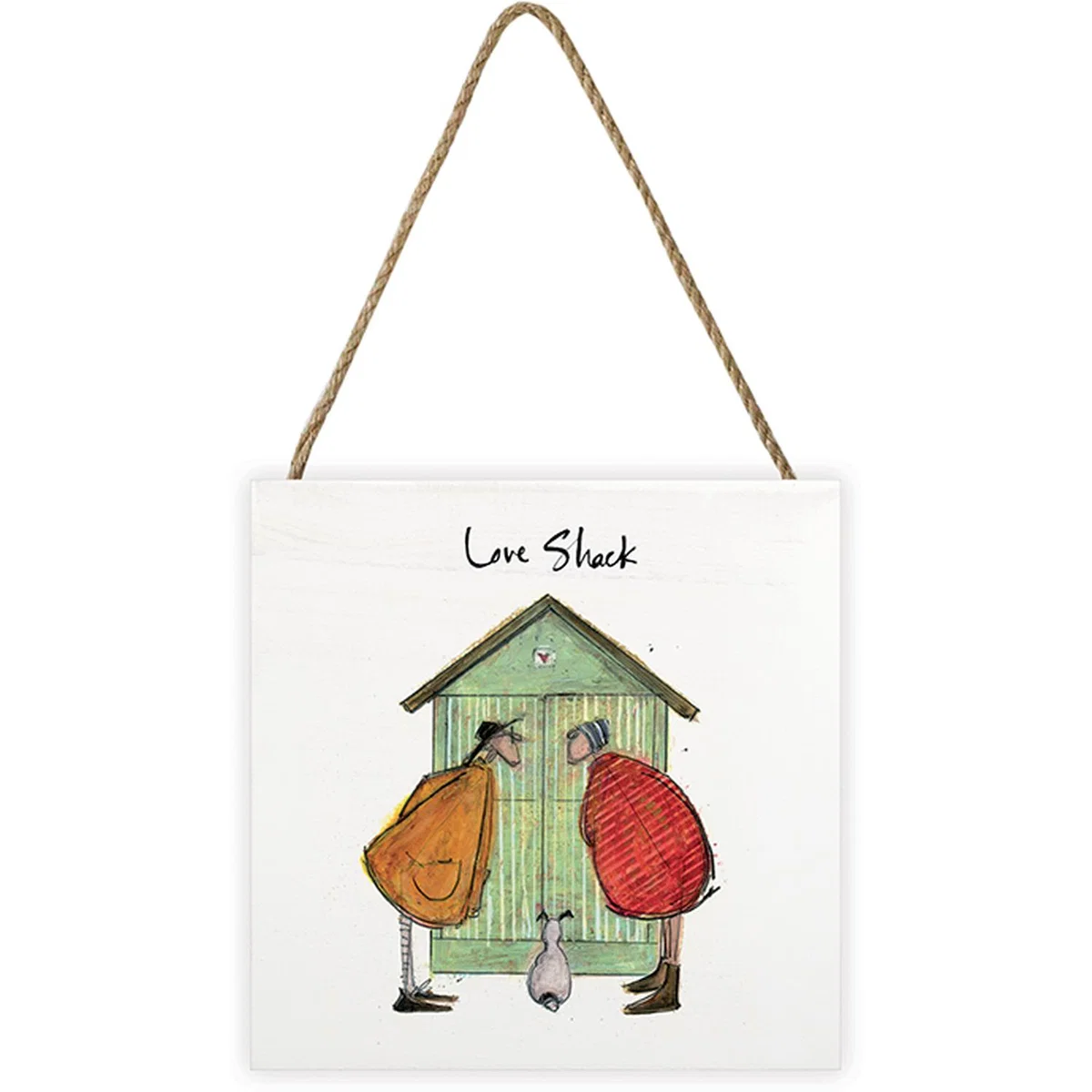 Sam Toft (Love Shack) Wooden Block - White – image 2