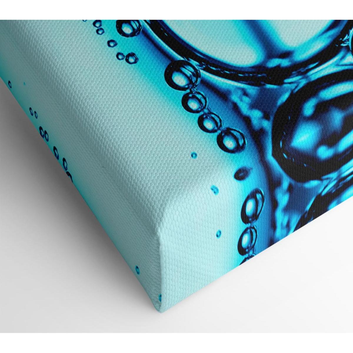 Liquid Bubbles Canvas Print Wall Art - Yellow / 50.8cm – image 2