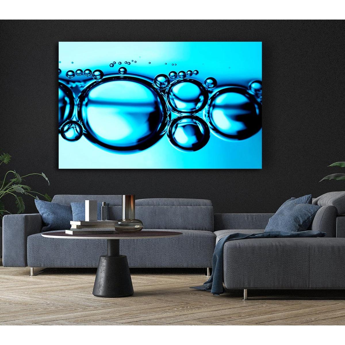 Liquid Bubbles Canvas Print Wall Art - Yellow / 50.8cm – image 5