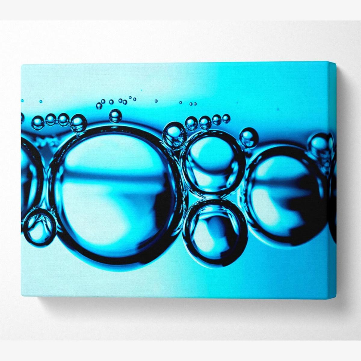 Liquid Bubbles Canvas Print Wall Art - Yellow / 50.8cm – image 1