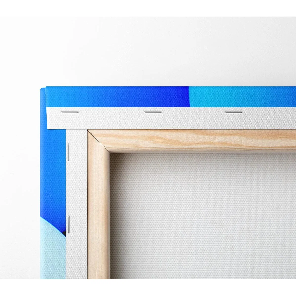 Pastel Blue Dream Canvas Print Wall Art - Yellow / 101.6cm – image 3