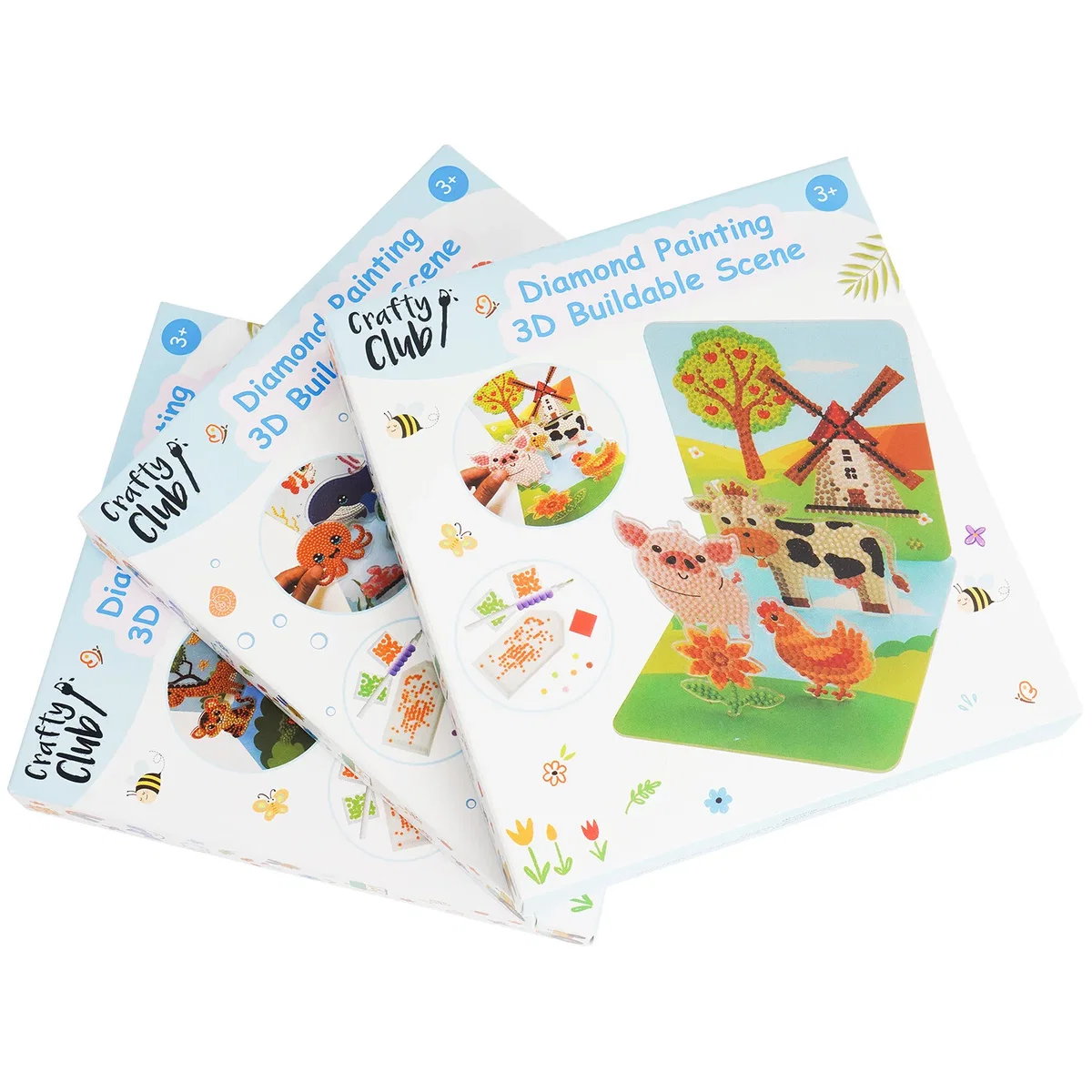 Diamond Painting 3D Buildable Scene - Multicolour – image 4