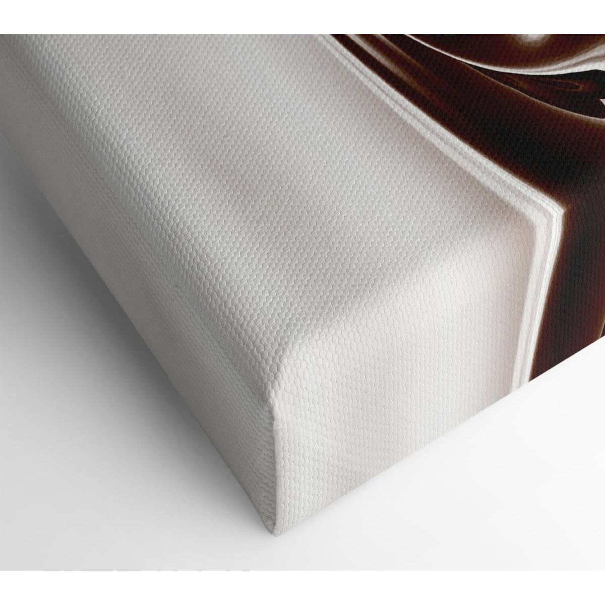 Diamond Splash Chocolate Canvas Print Wall Art - Yellow / 50.8cm – image 2