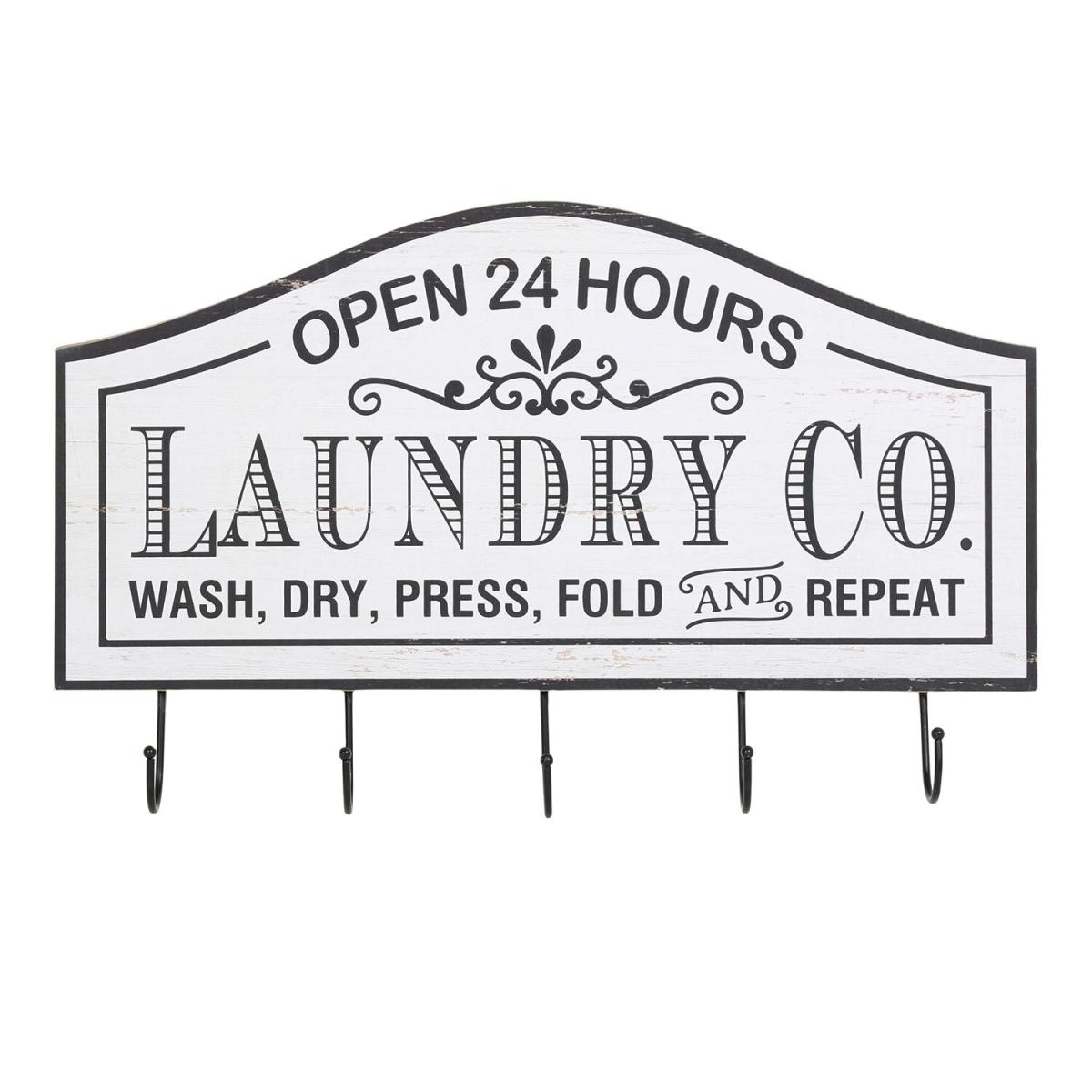 Self Service Laundry Hook Wall Plaque – image 2