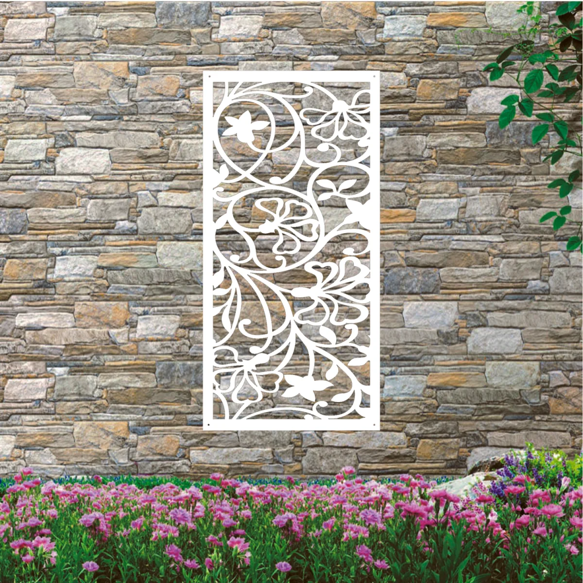 Brewume Screen Metal Wall Art - White – image 2