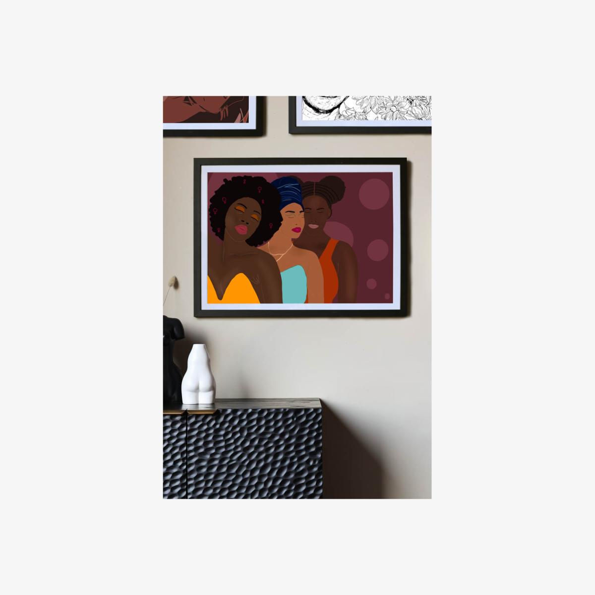 Collective Joy By Lucy J Turner - Available Framed or Unframed – image 1