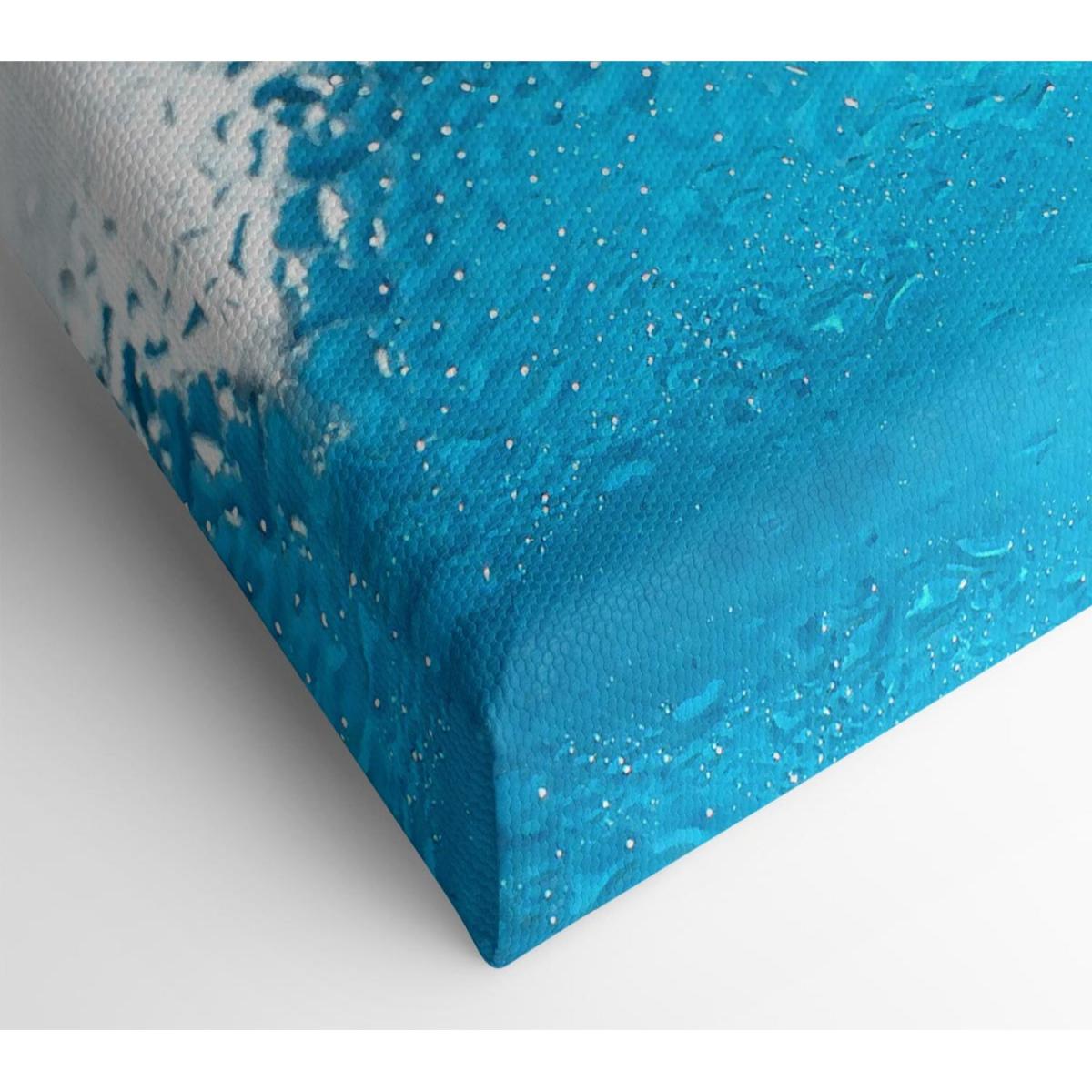 Condensation On Glass Canvas Print Wall Art - Yellow / 81.28cm – image 2