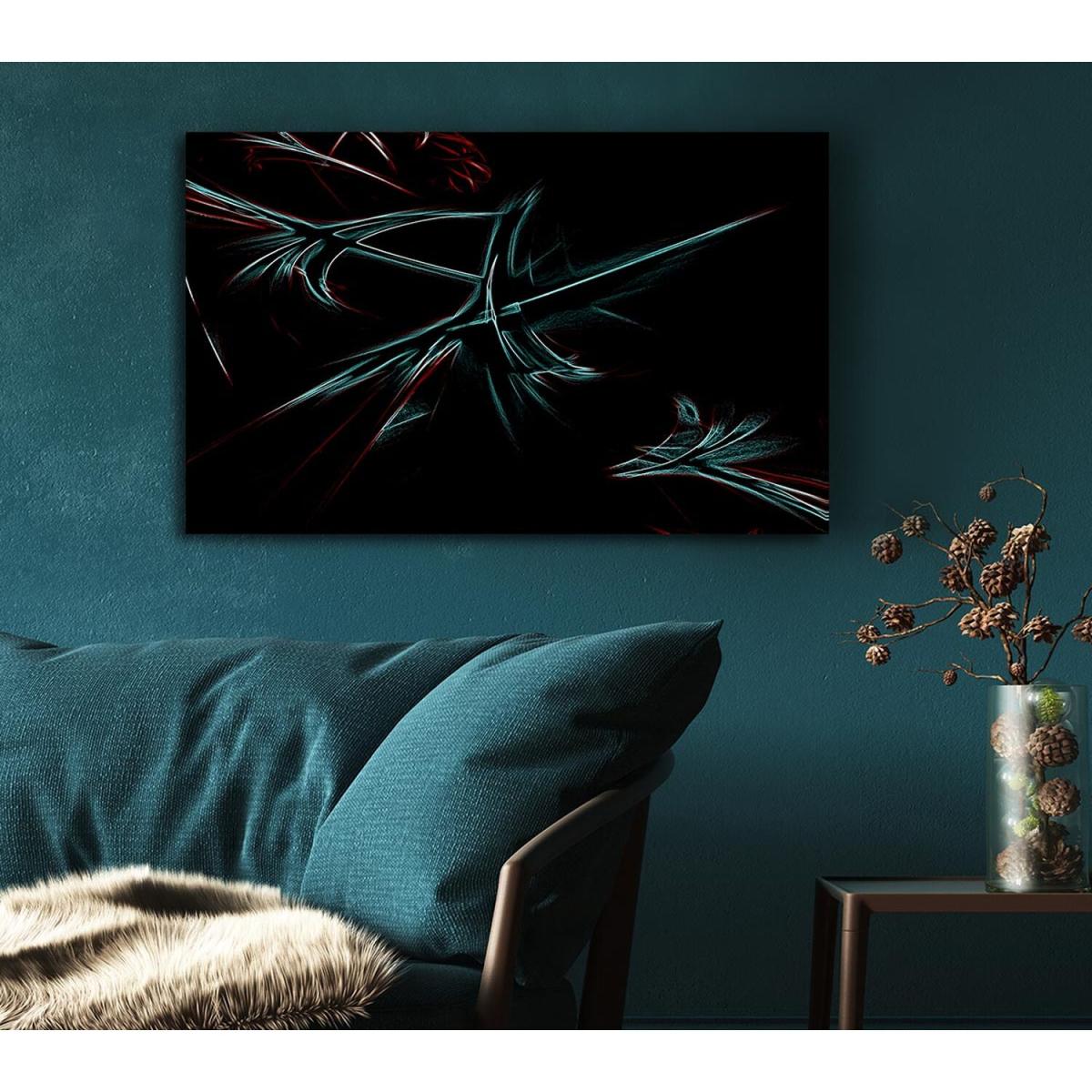 Spike Attack Canvas Print Wall Art - Yellow / 35.56cm – image 5
