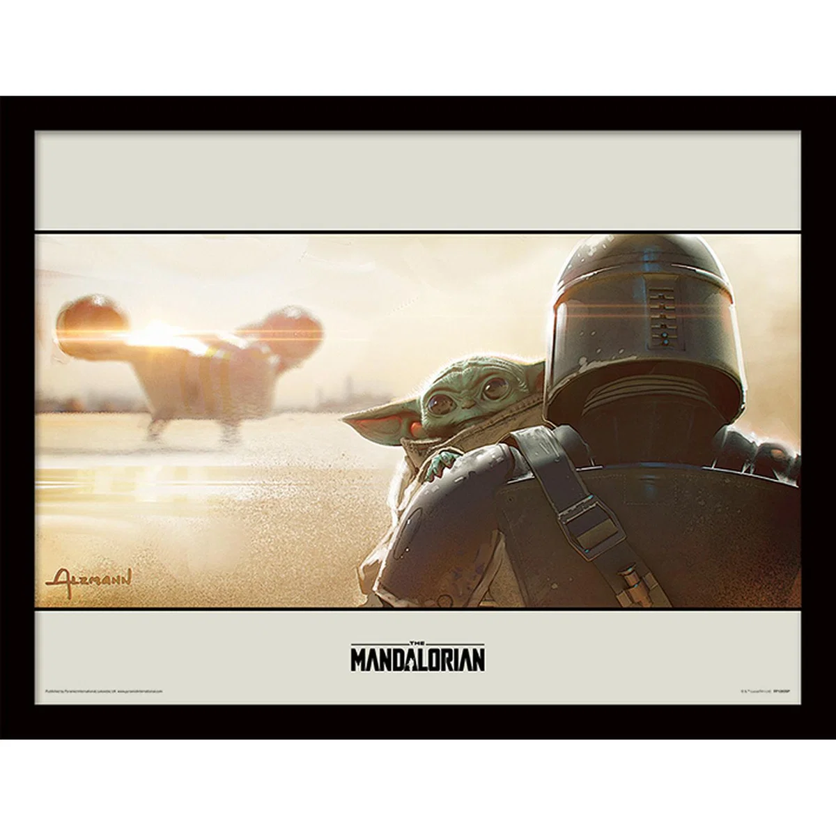 Star Wars The Mandalorian (Shoulder) Framed Print – image 2