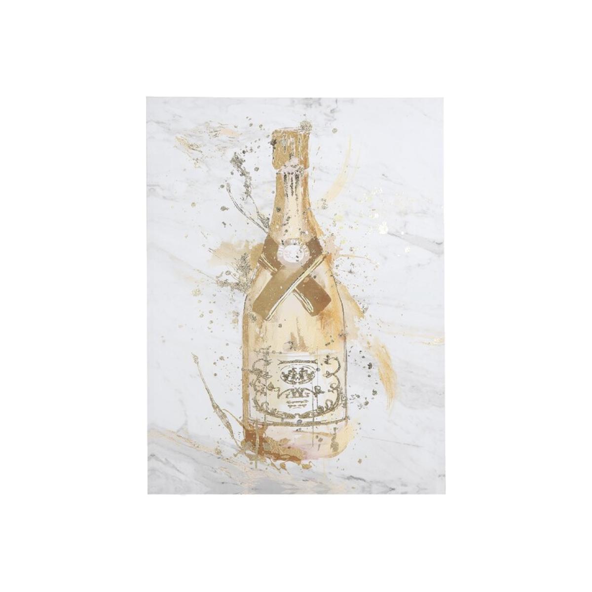 Foiled Champagne Bottle Canvas – image 1